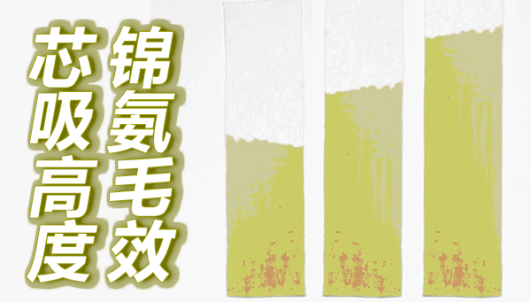 锦氨针织黑色布做芯吸高度提升方案