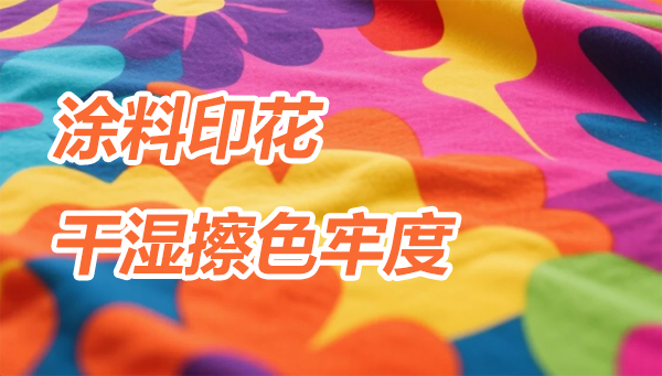 涂料印花的干湿擦色牢度提升方案