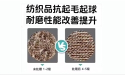 纺织品耐磨\抗起球整理剂效果演示