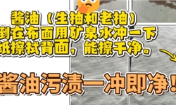 酱油污渍一冲即净！赋予锦氨面料极致易去污性能的解决方案