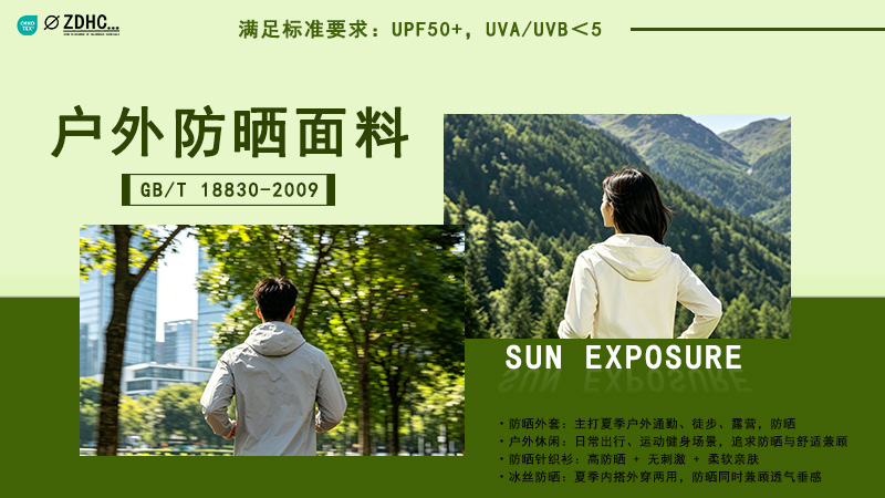 户外防晒面料：涤棉莫代尔混纺面料UPF50+防晒解决方案