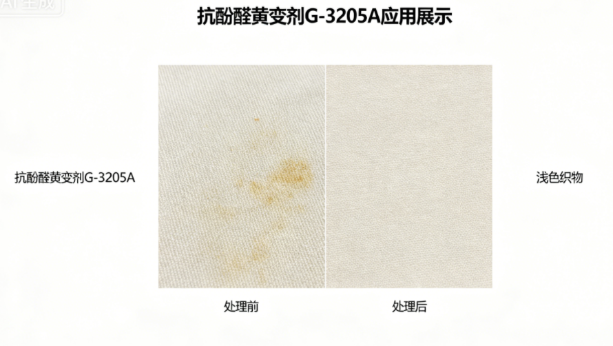 浅色织物抗酚醛黄变使用效果整理方案