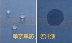 锦纶/莫代尔混纺面料单亲单防（防汗渍）整理