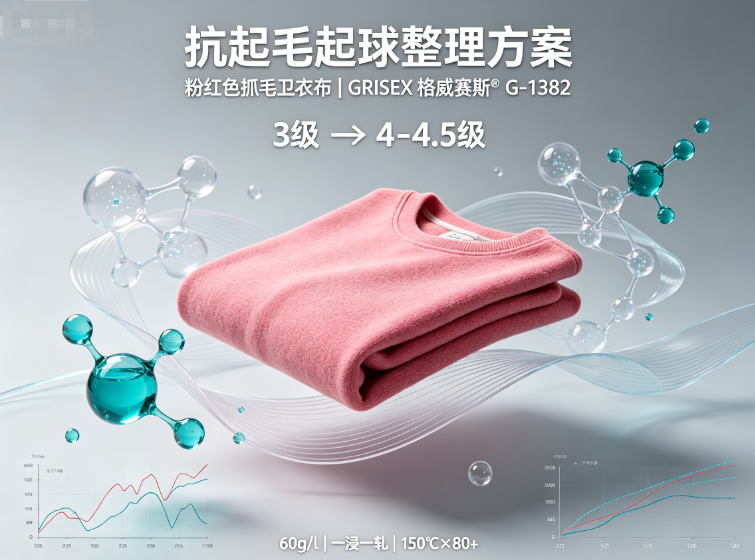 涤棉卫衣面料，抗起球提升整理方案