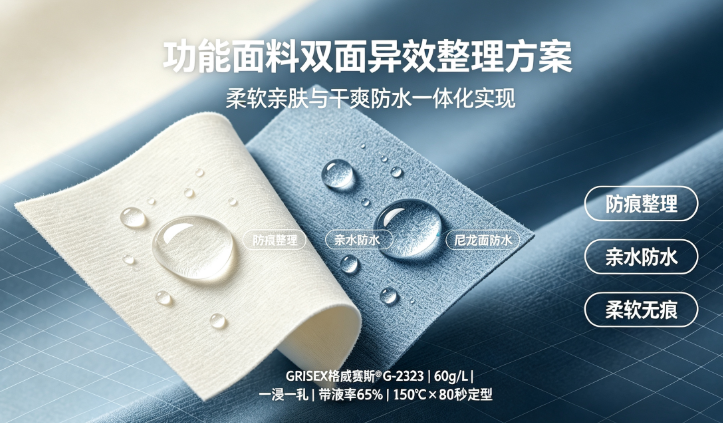 功能面料双面异效整理方案